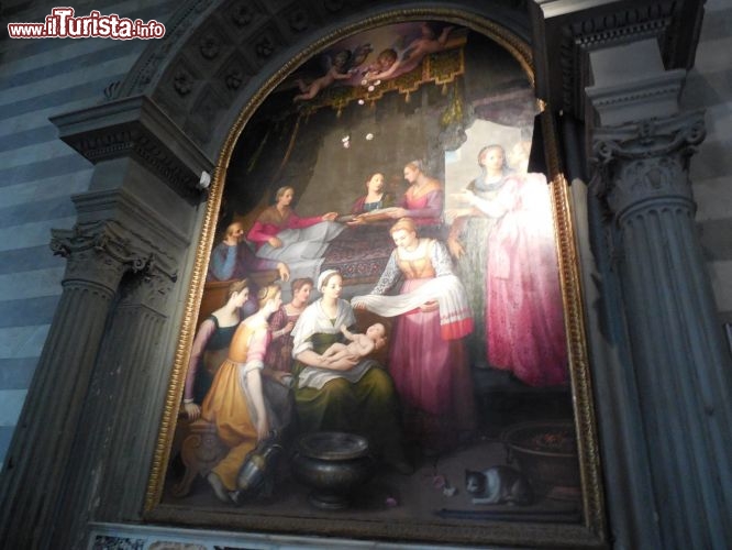 Immagine Nativita della Vergine, all'interno del Duomo di Volterra, opera di Francesco Curradi - © Giovanni Mazzoni (Giobama)