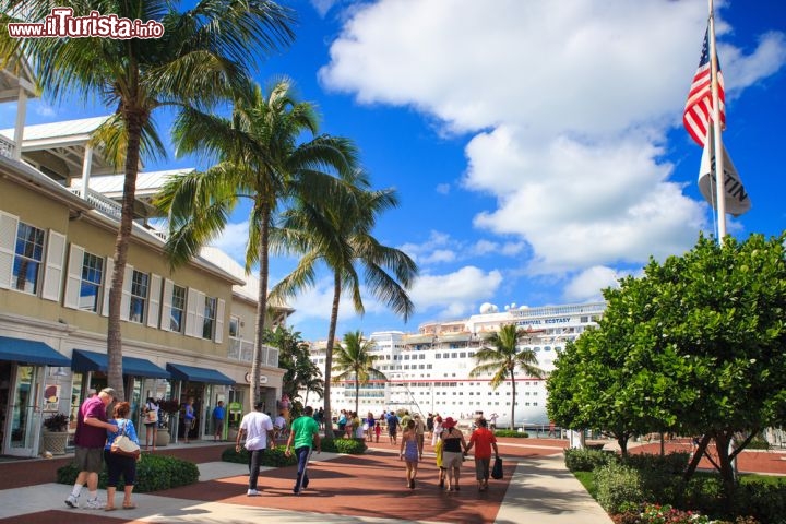 Immagine Nave da crociera al porto di Key West, Florida - Per raggiungere l'isola di Key West, la principale fra quelle che compongono l'arcipelago delle Florida Keys, ci si può imbaracare su una delle tante navi da crociera che effettuano suggestivi tour nell'Oceano Atlantico di cui divide le acque dal Golfo del Messico © Gil.K / Shutterstock.com