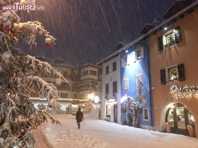 Immagine Nevicata nel Centro di Folgaria in Trentino - © Folgariaski.com