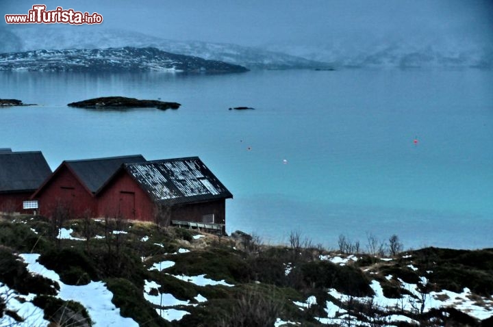 Immagine Paesaggio invernale nella regione Troms,  a pochi km a nord da Tromso in Norvegia