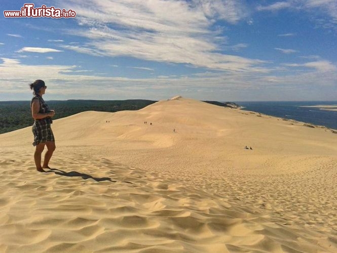 La Duna Di Pilat Nel Bacino Di Arcachon In Aquitania Foto Arcachon