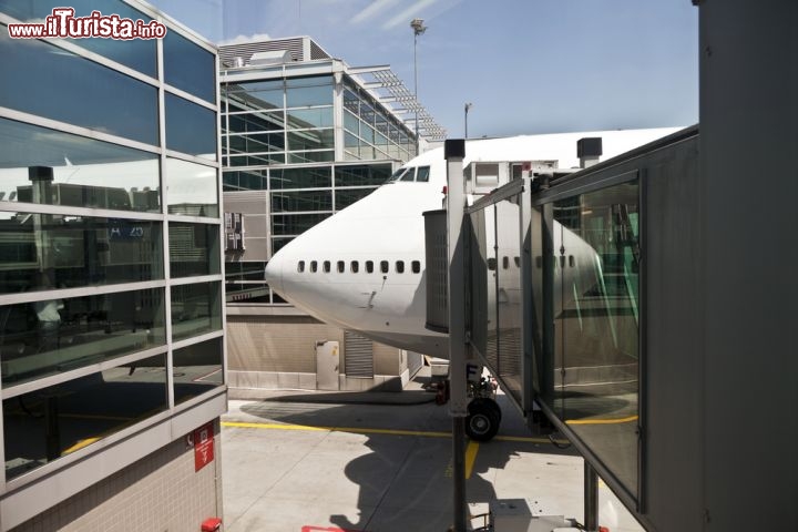 Immagine L'Aeroporto di Francoforte - a qualche chilometro dalla città, nella località di Kelsterbach - è il più importante della Germania e l'undicesimo del mondo - © Jorg Hackemann / Shutterstock.com