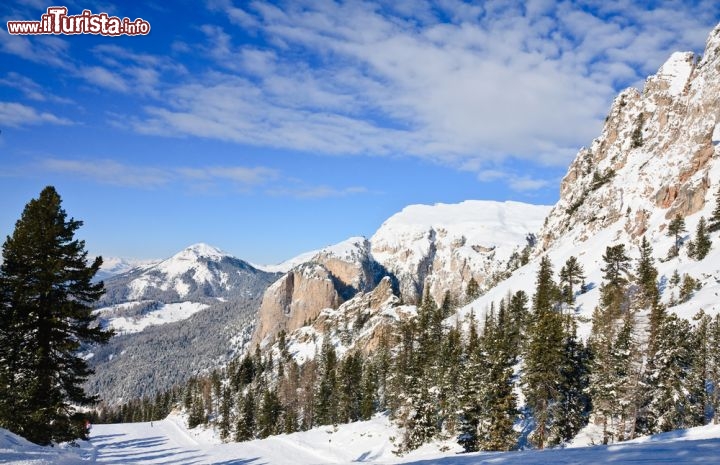 Immagine Sciare a Selva di Val Gardena, tra le montagne del Trentino Alto Adige - © nikolpetr / Shutterstock.com