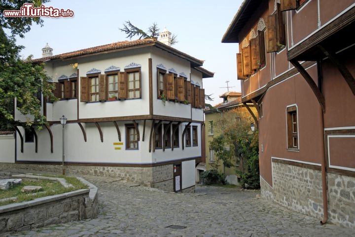 Immagine Strada acciottolata nel centro di Polvdiv in Bulgaria