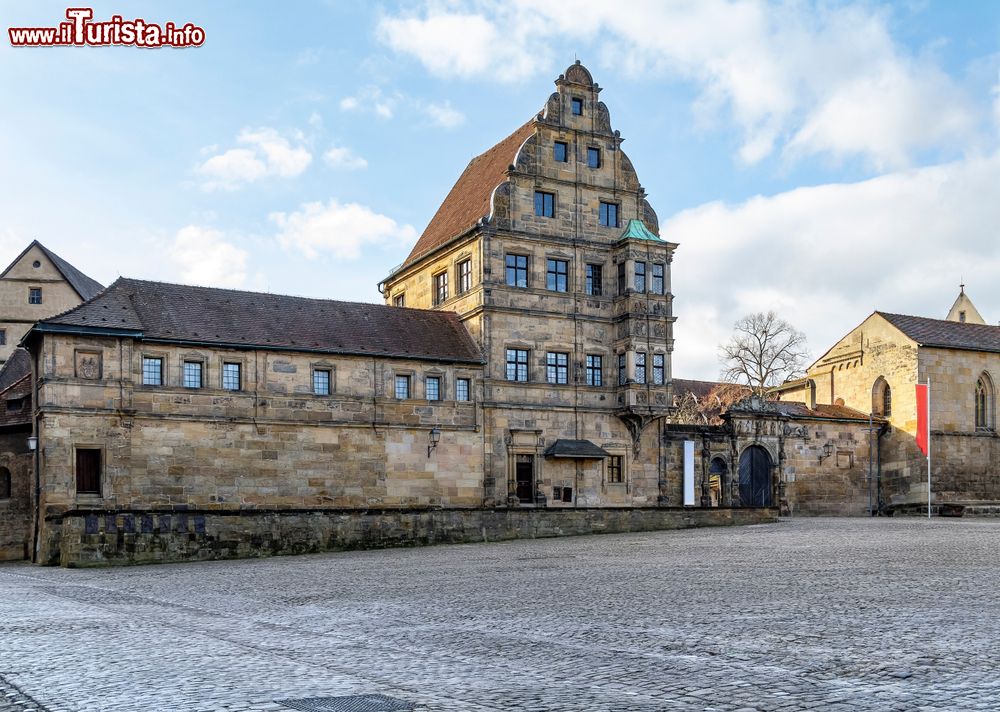 Immagine Antico palazzo nei pressi della cattedrale di Bamberga, Germania.