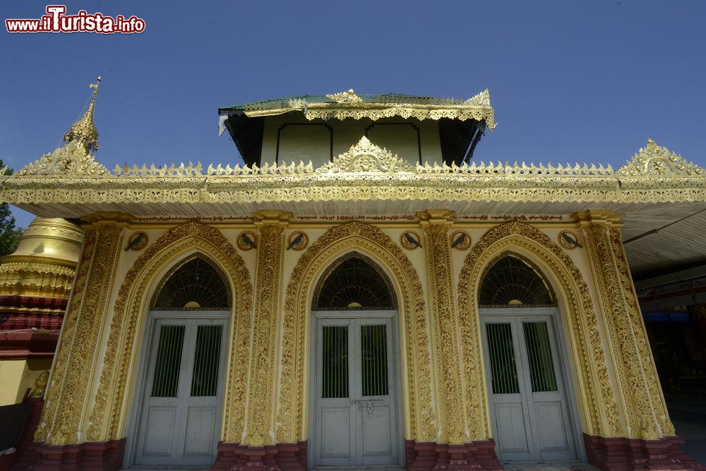 Immagine Architettura del tempio Theindawgyi nella città di Myeik, Myanmar.