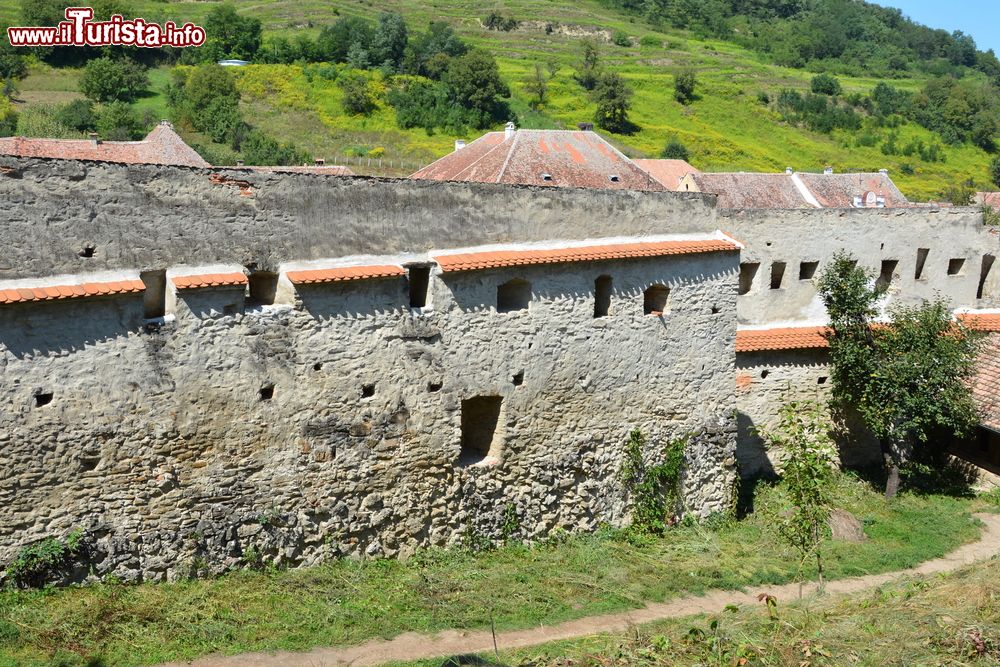 Immagine L'architettura della chiesa medievale di Biertan, Transilvania, Romania. Il santuario è stato centro religioso per i sassoni di questa regione.