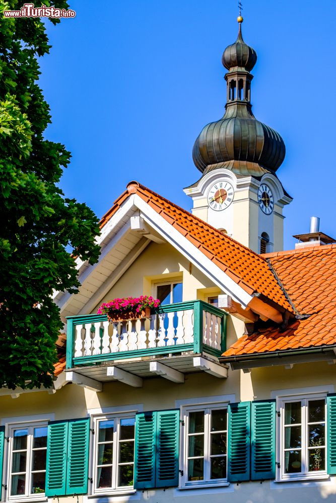 Immagine Architettura nel centro di Murnau am Staffelsee, Baviera (Germania).