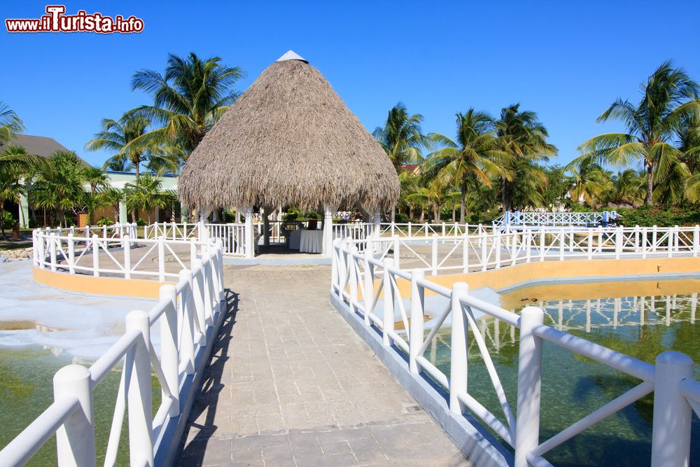 Immagine Area dell'hotel Sol a Cayo Largo, Cuba. Un dettaglio degli spazi comuni in questo bell'albergo dell'isola cubana.