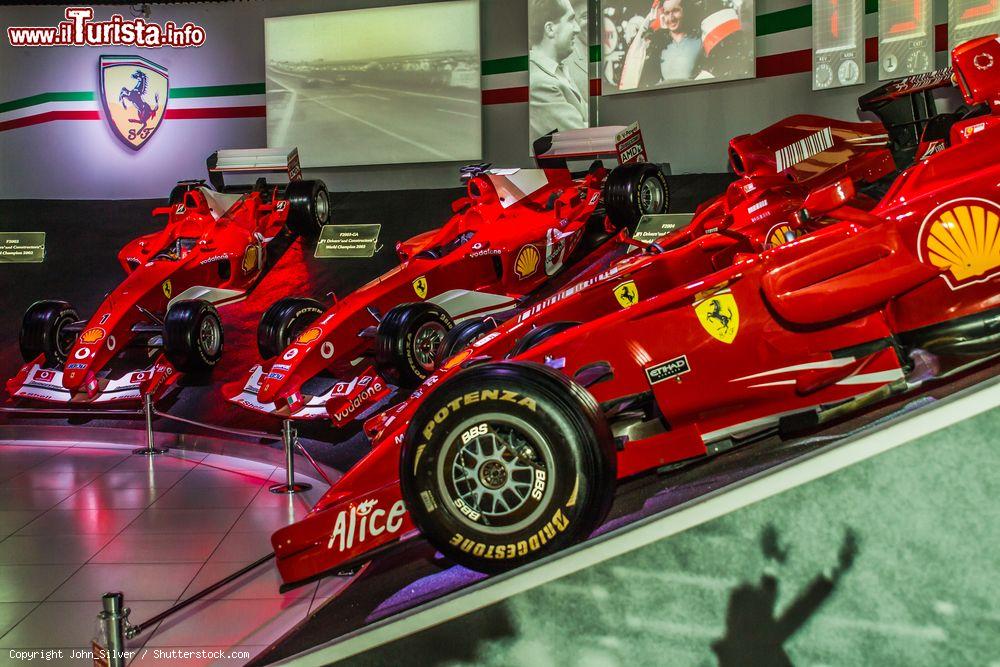 Immagine Automobili di Formula 1 esposte a Museo Ferrari si Maranello, provincia di Modena - © John_Silver / Shutterstock.com