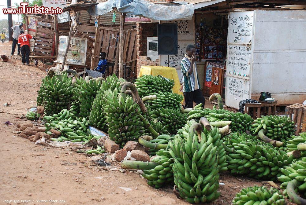 Immagine Banane al mercato agricolo in un sobborgo di Kampala, Uganda - © Drevs / Shutterstock.com