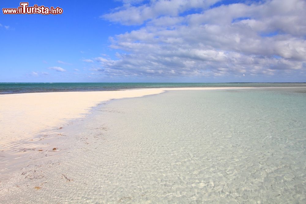 Immagine Barra costiera di sabbia bianca a Cayo Guillermo, nell'acipelago di Jardines del Rey