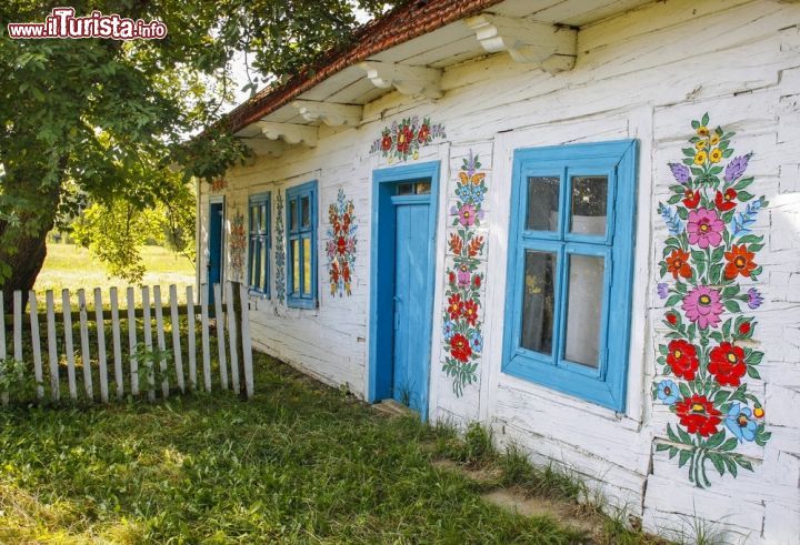 Immagine Alcune case di Zalipie, trattandosi di un villaggio di campagna, non sono direttamente visibili dalla strada: per trovarle tutte può essere utile chiedere informazioni al centro culturale Dom Malarek - © Agnes Kantaruk / Shutterstock.com