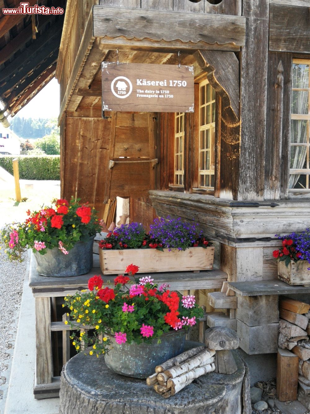 Immagine Caseificio nella Valle dell'Emmental in Svizzera.