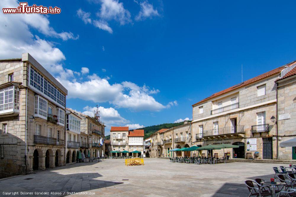 Immagine Centro storico di Ribadavia (Spagna): la piazza principale fotografata in una giornata soleggiata - © Dolores Giraldez Alonso / Shutterstock.com