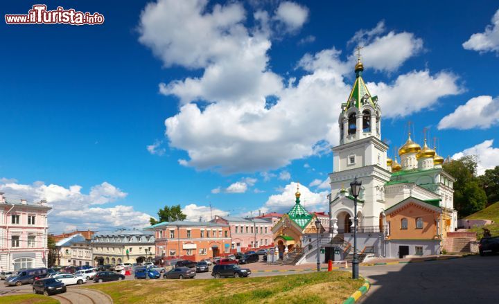 Immagine La Chiesa di San Giovanni Battista a Nizhny Novgorod fu costruita grazie ai finanziamenti di un ricco mercante locale del XVII secolo - foto © Iakov Filimonov / Shutterstock.com