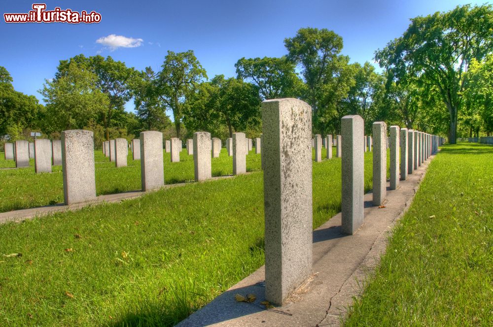 Immagine Cimitero memoriale di guerra a Winnipeg, Canada.