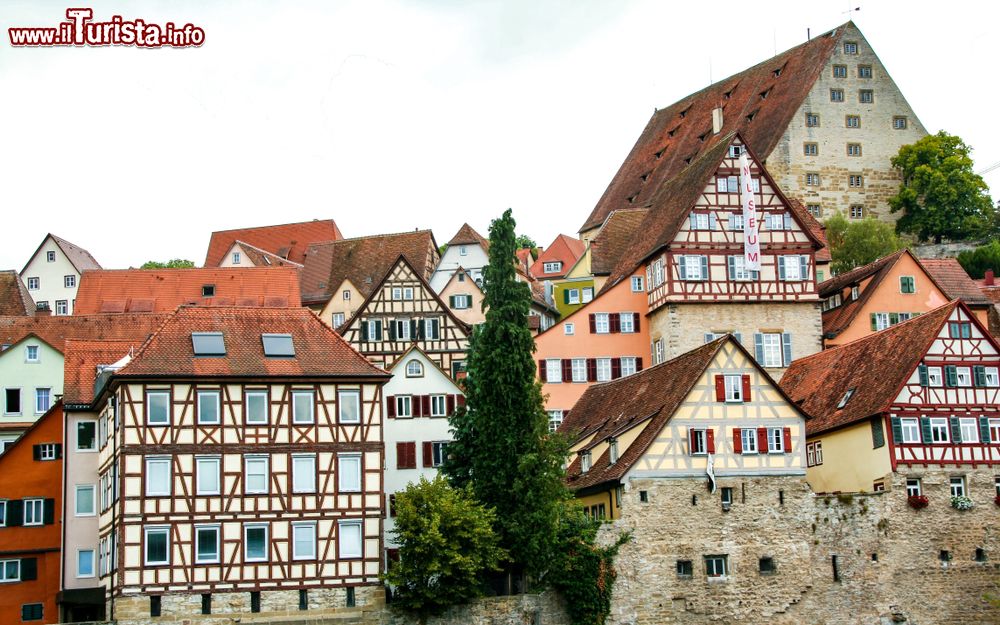 Immagine Costruzioni a graticcio nel centro antico di Donauworth, Germania.