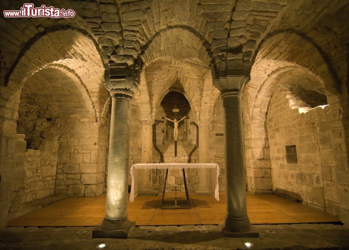 Immagine La suggestiva cripta della chiesa di Abbadia San Salvatore in Toscana - © Claudio Giovanni Colombo / Shutterstock.com