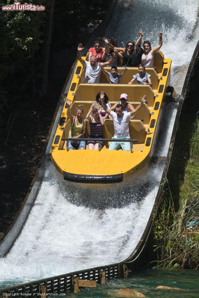 Immagine Divertimento su un'attrazione ad acqua al parco divertimenti di Plailly, Francia - © mimohe / Shutterstock.com