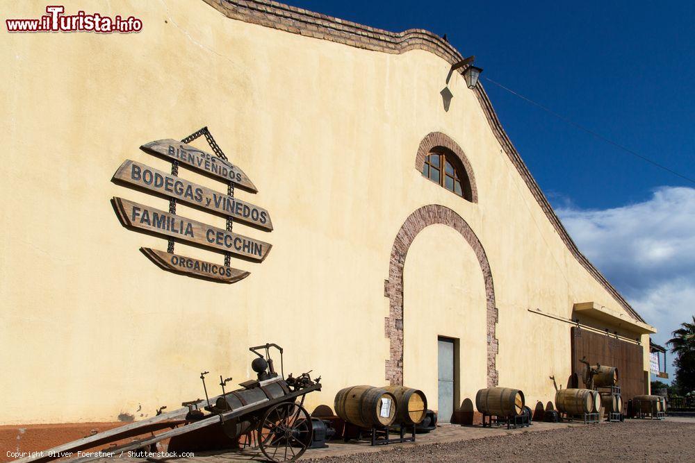 Immagine L'edificio principale dei vigneti della Famglia Cecchin a Mendoza, Argentina. Qui si producono vini biologici - © Oliver Foerstner / Shutterstock.com