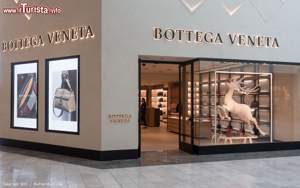 Immagine Esterno della boutique Bottega Veneta a Scottsdale, Arizona. E' un marchio di lusso italiano conosciuto per la sua pelletteria - © BCFC / Shutterstock.com