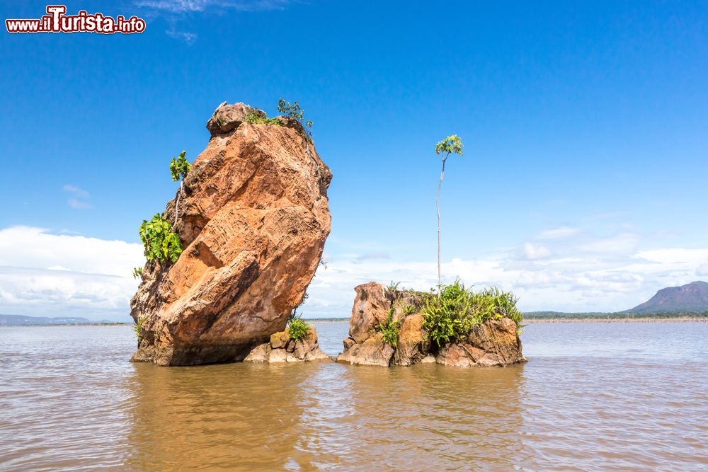 Immagine Formazioni rocciose nel parco nazionale Chapada das Mesas, sud dello stato del Maranhao. Siamo nella regione della Valle del Tocantins.