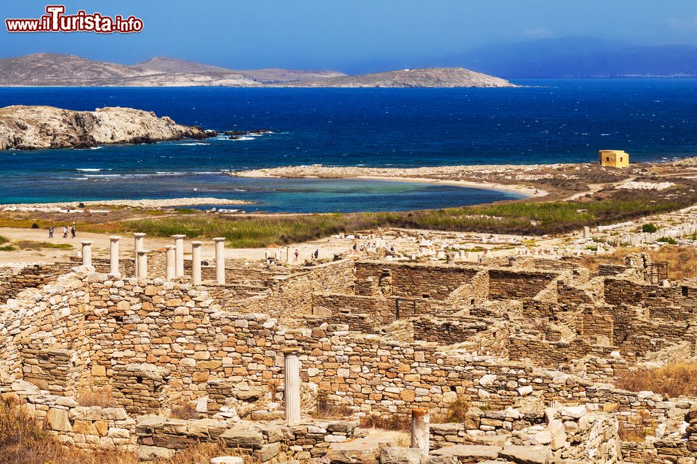 Immagine Gli scavi archeologici di Delos, arcipelago delle Isola Cicladi, mar Egeo (Grecia)