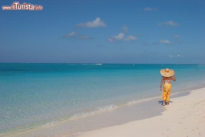 Immagine Grace Bay Beach con regolarità entra nelle classifiche delle spiagge più belle del mondo, graduatorie che ogni anno vengono stilate in base alle recensioni di migliaia di viaggiatori. Siamo sull'isola di Providenciales sul lato nord-orientale dell'isola. Nonostante sia esposta al lusso dei venti alisei, la laguna interna, protetta dal reef, si presenta con il mare quasi sempre calmo, ideale per la balneazione anche in presenza di bambini piccoli. Le sue sabbie, immacolate e finissime, e la qualità dell'acqua che varia dal turchese al blu elettrico, la rendono una meta ideale per gli appassionati di mare, che qui trovano realizzato il proprio ideale di spiaggia da favola.