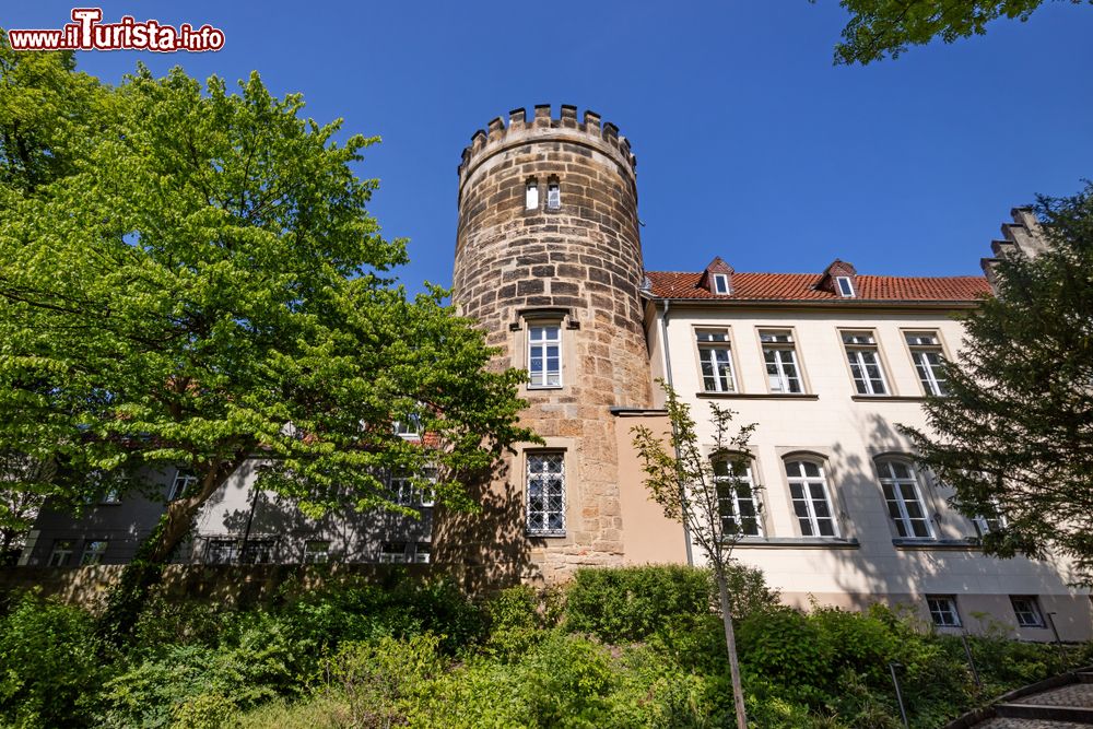 Immagine "Hexenturm" (torre delle streghe) a Coburgo, Germania. A partire dal 1610 venne utilizzata come prigione per le donne accusate di stregoneria.