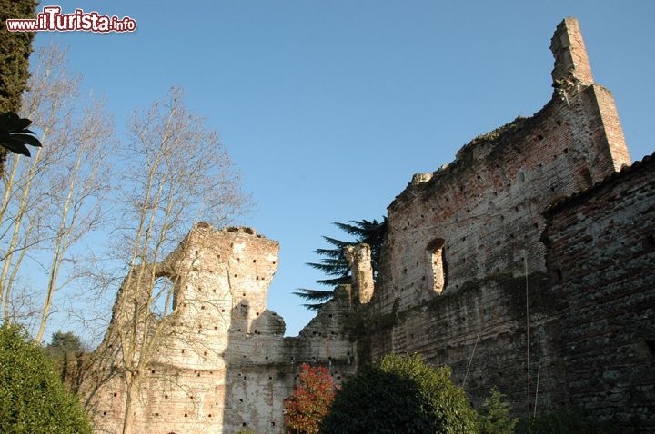 Immagine Le rovine del Castello Visconteo, a Trezzo sull'Adda - il Castello Visconteo ha una storia tanto affascinante quanto travagliata. Per la sua posizione strategica fu infatti diverse volte oggetto di contesa, dapprima tra Federico Barbarossa e la città di Milano e successivamente tra i Visconti e i Torriani. Nel 1404 fu poi conquistato dai Colleoni e poco tempo dopo da Francesco da Bussone, ricordato come "Il Conte di Carmagnola", sotto il quale iniziò il definitivo declino del castello, di cui oggi rimangono prevalentemente rovine. 