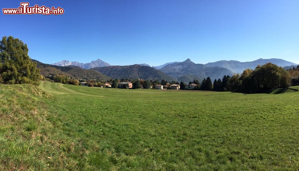 Immagine Il  Belvedere Segantini a Caglio sulle Alpi lombarde