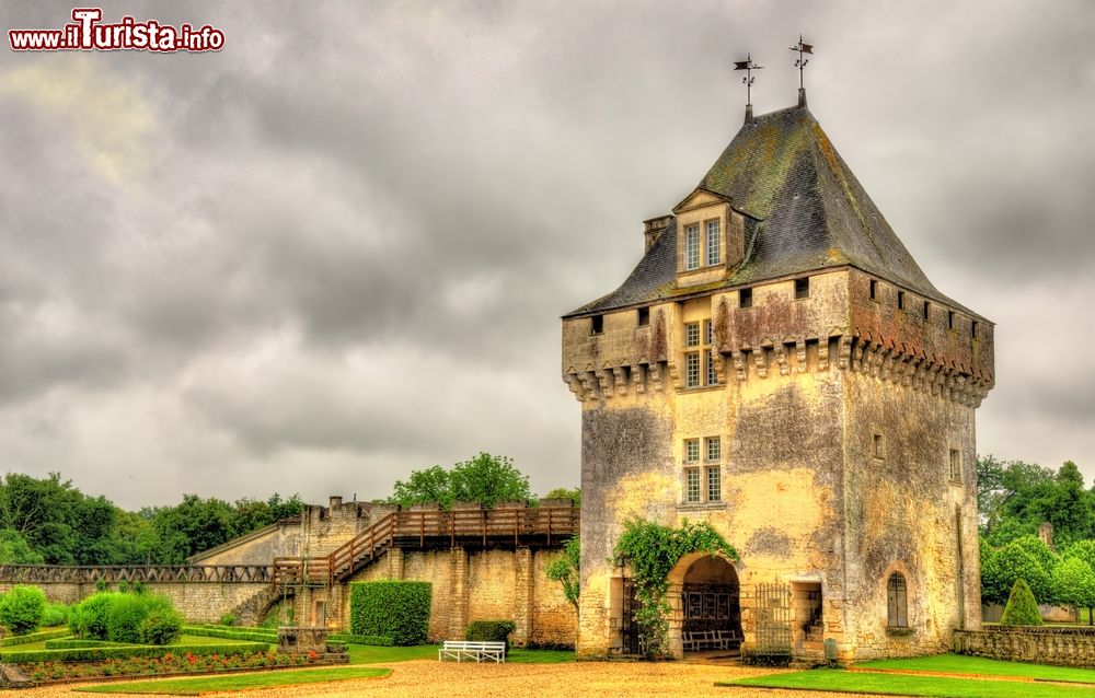 Immagine Il castello de la Roche Courbon a Fouras, dipartimento Charente-Maritime, Francia. La sua costruzione risale al XV° secolo.