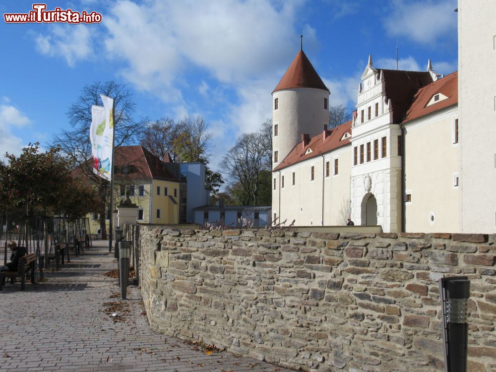 Immagine Il castello di Freudenstein nell'antica città di Freiberg, Sassonia, Germania.