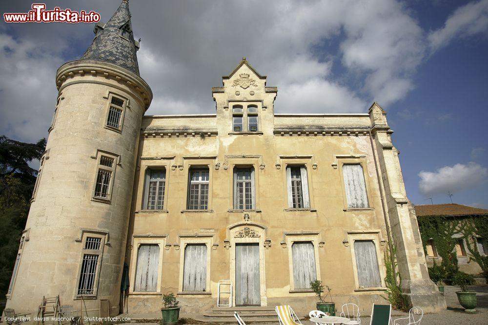 Immagine Il castello di Montpezat nei pressi di Pezenas, Languedoca, Francia - © david muscroft / Shutterstock.com