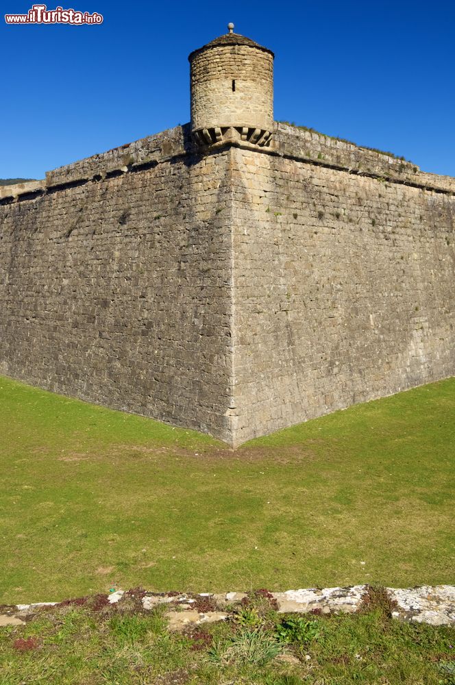 Immagine Il castello di San Pietro con il fossato, Jaca, Aragona, Spagna. Dichiarato monumento storico-artistico nel giugno 1951, è stato restaurato nel 1968.