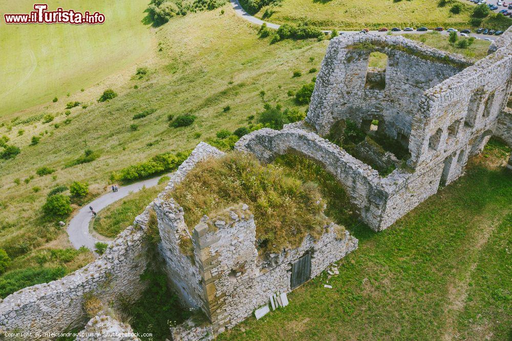 Immagine Il castello di Spis visto dall'alto, Zehra, Slovacchia. Quest'antica fortezza medievale si trova 60 km a nord ovest di Kosice - © A. Aleksandravicius / Shutterstock.com