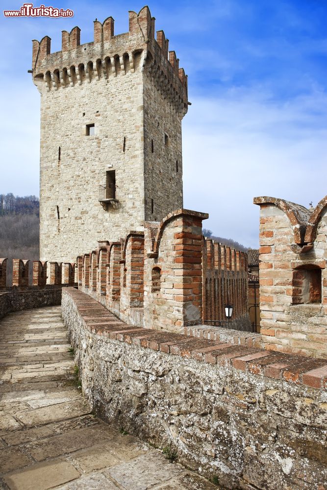 Immagine il Castello di Vigoleno, frazione di Vernasca a Piacenza. in Emilia-Romagna
