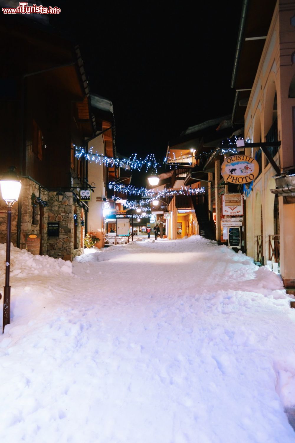 Immagine Il centro di Valmorel in Francia nel periodo invernale