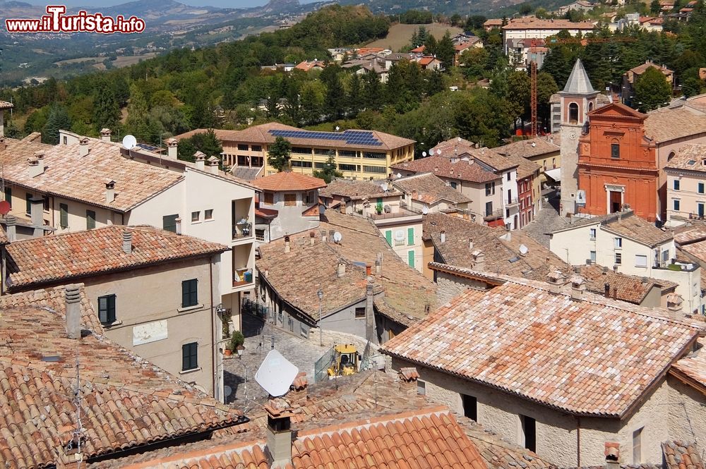 Immagine Il centro storico del piccolo Comune di Pennabilli, Emilia Romagna.