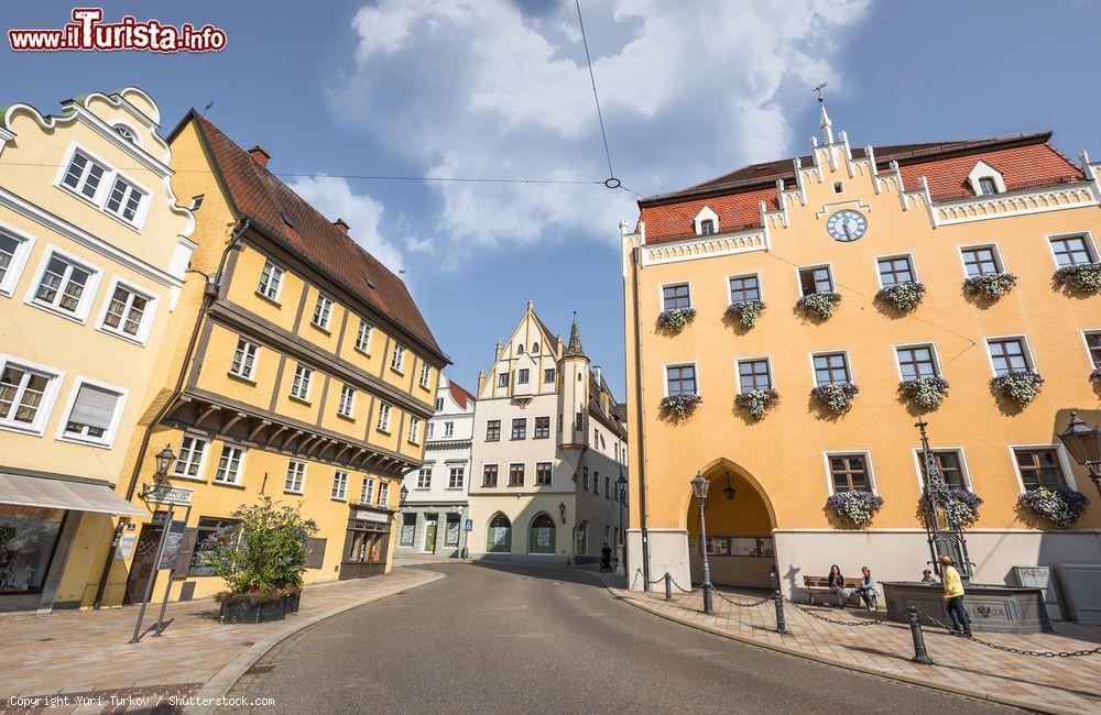 Immagine Il centro storico di Donauworth, Baviera (Germania). Questa graziosa località sorge sulle rive del Danubio nel punto in cui in esso conflusice il fiume Wornitz - © Yuri Turkov / Shutterstock.com