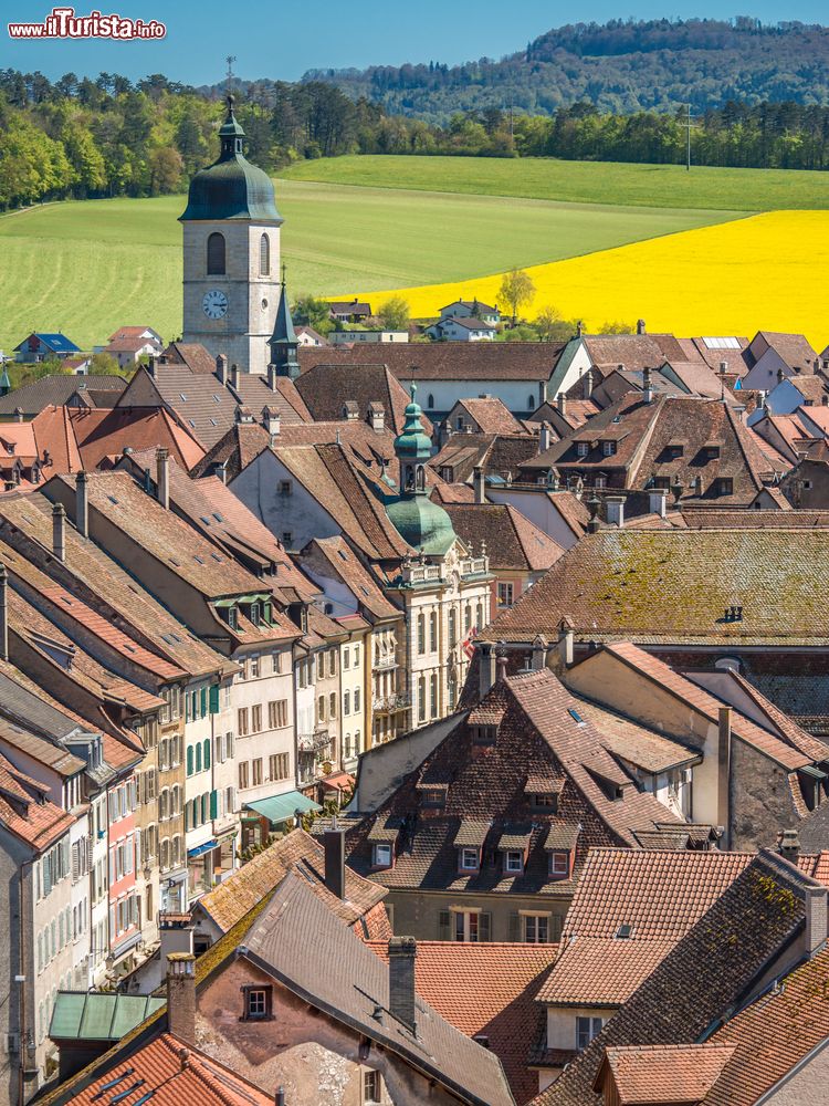 Immagine Il centro storico di Porrentruy in Svizzera