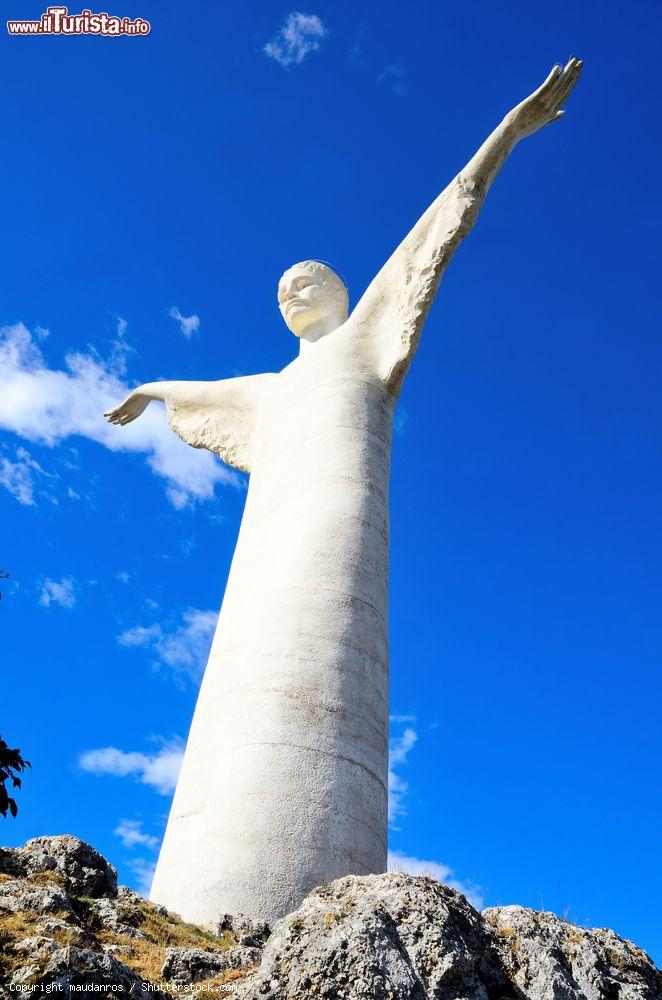 Immagine Il Cristo Redentore che domina la costa di Maratea in Basilicata - © maudanros / Shutterstock.com