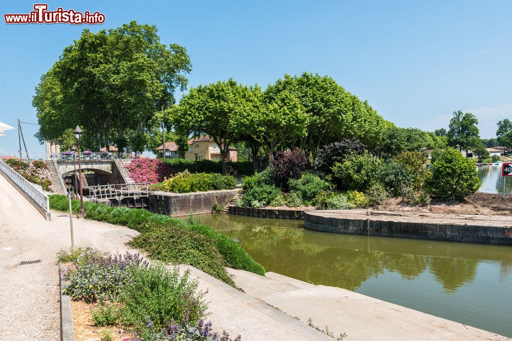 Immagine Il fiume Tarn nel territorio del Comune di Moissac, Francia.