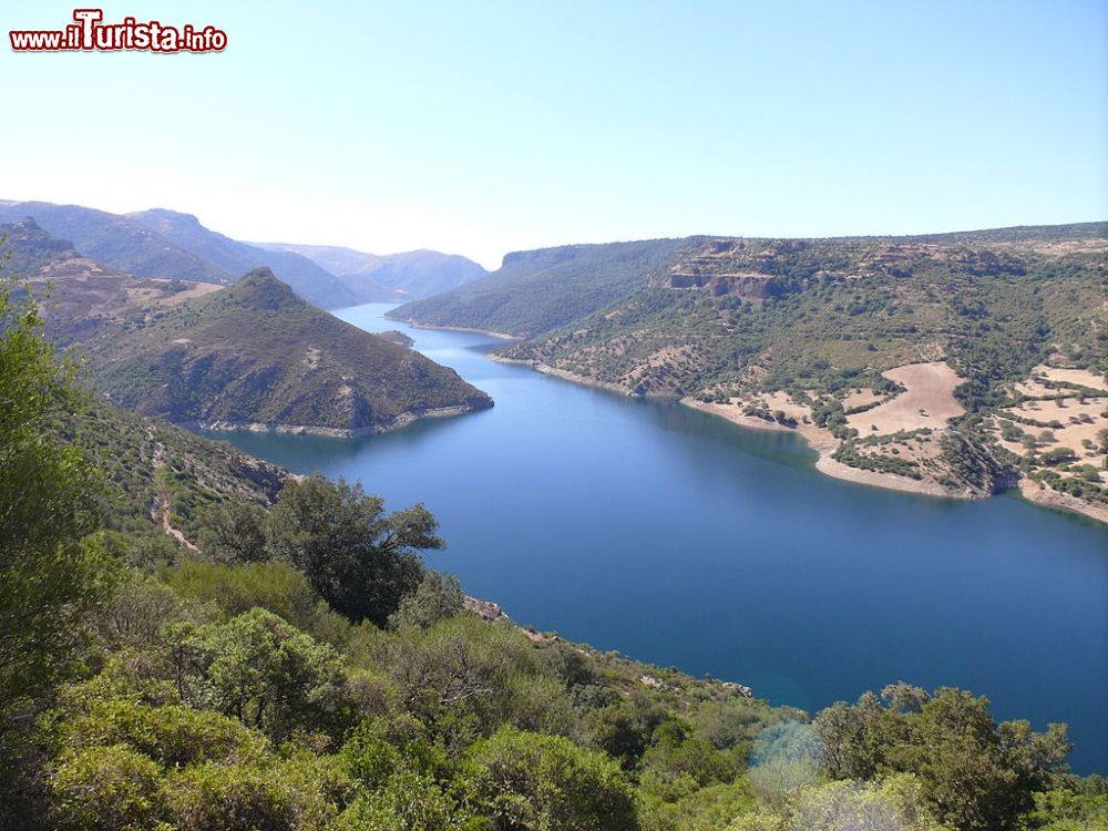 Immagine Il Lago basso Flumendosa in Sardegna non lontano da Orroli - © Gianf84 - CC BY 3.0, Wikipedia