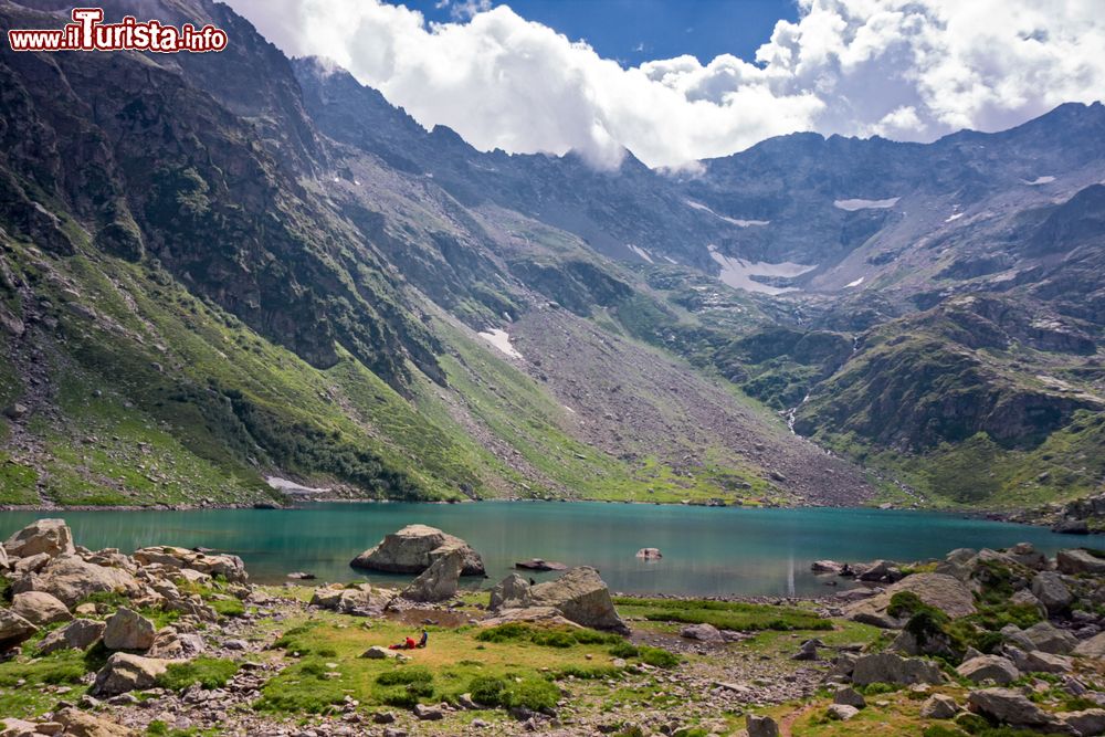 Immagine Il Lago Brocan sulle Alpi Marittime in Piemonte