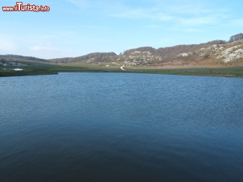 Immagine Il Lago di Carpinone nel Molise, è uno dei laghi naturali della regione - © Molisealberi / mapio.net