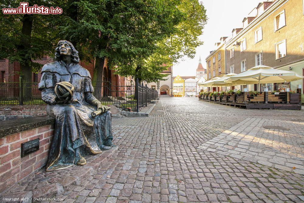 Immagine Il monumento a Niccolò Copernico nel centro di Olsztyn, Polonia. Fra gli abitanti più noti del castello cittadino, Copernico realizzò proprio qui alcuni modelli degli strumenti da lui utilizzati per effettuare ricerche - © wb77 / Shutterstock.com