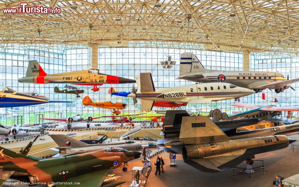 Immagine Il Museo del Volo di Seattle, Washington (USA). Questo centro didattico con esposizione di velivoli e veicoli spaziali è il più grande spazio museale privato del mondo - © Elena_Suvorova / Shutterstock.com