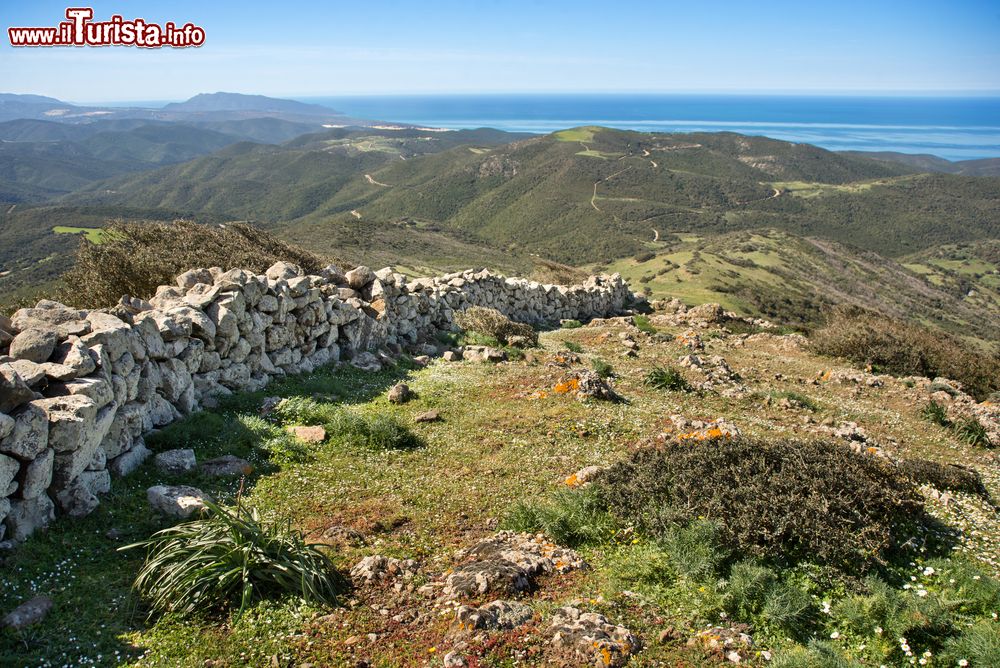 Immagine Il paesaggio della regione di Guspini, Sardegna.